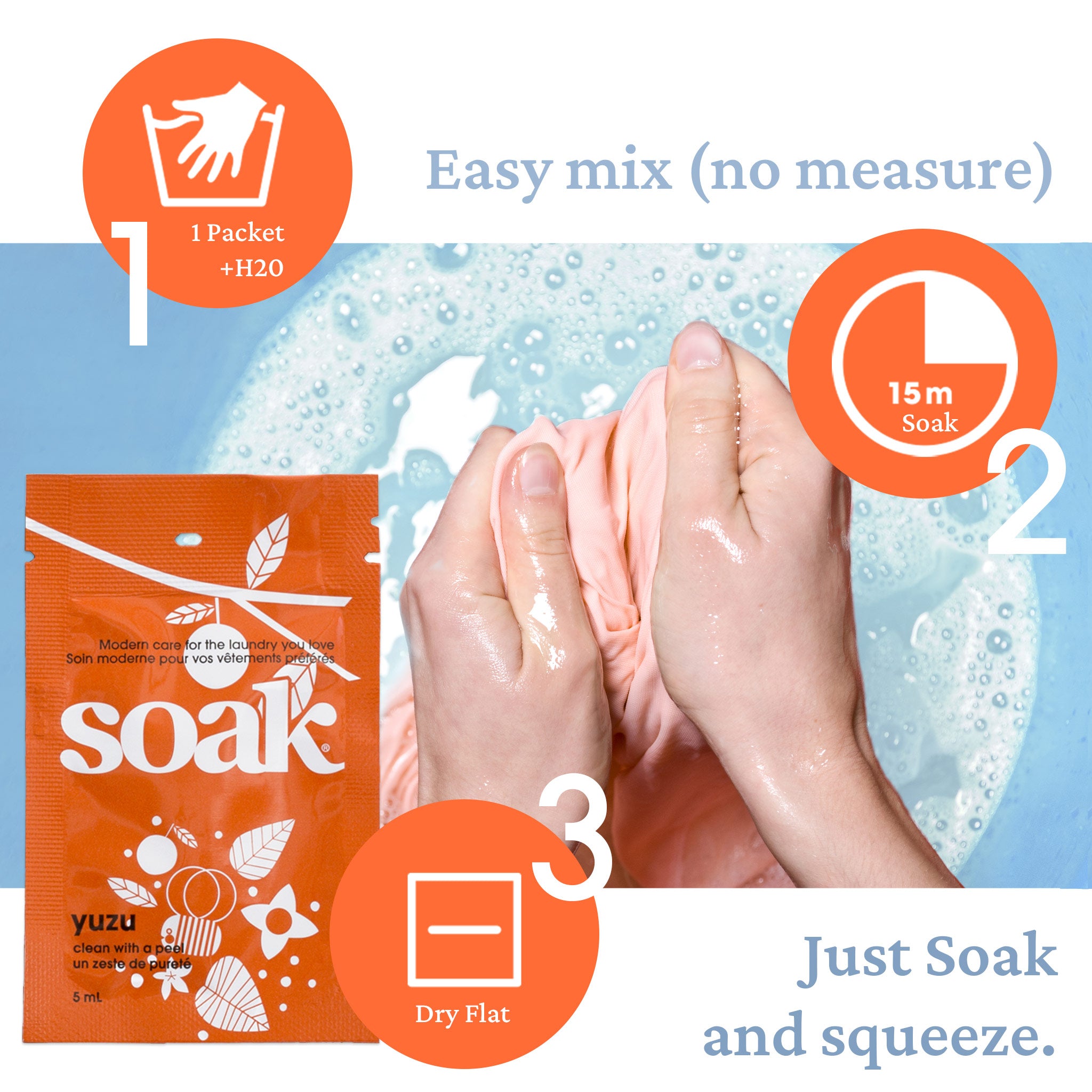 Minisoak Laundry Soap Travel Pack